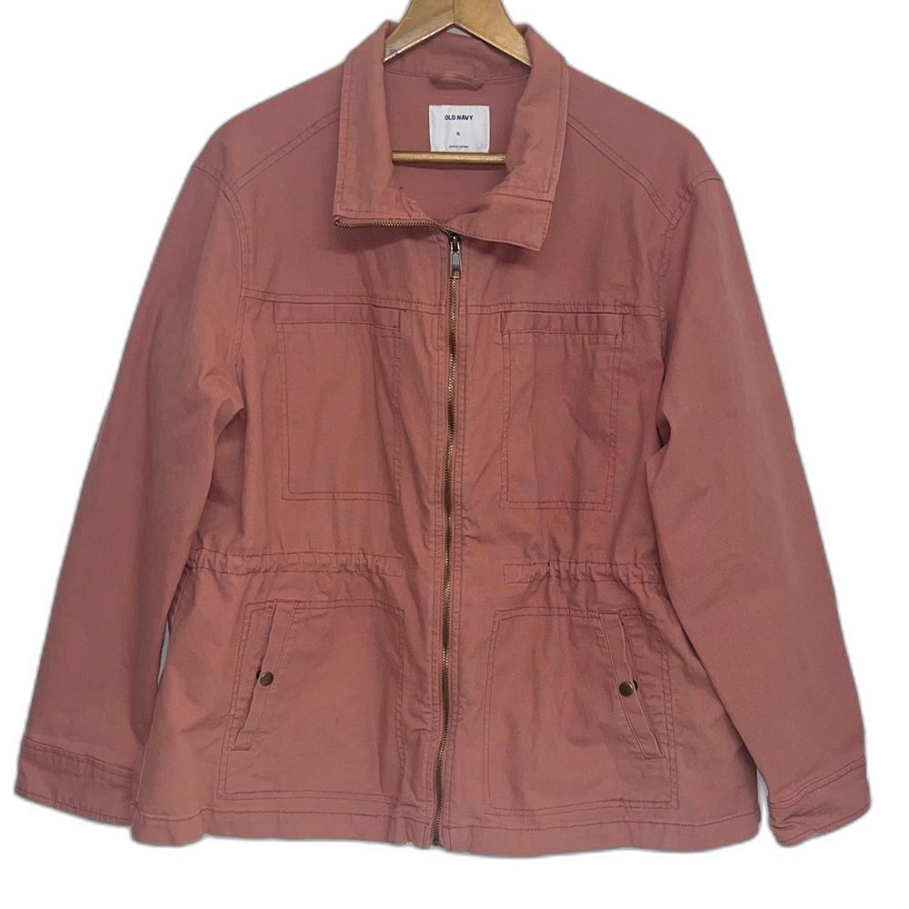 Old Navy XL Women’s Lightweight Cotton Utility Jacket #fall #boho #cotton